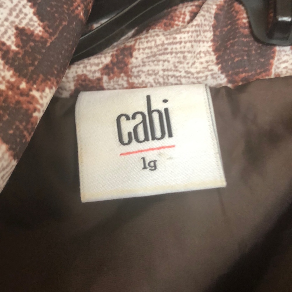 CAbi animal print puffer vest - Picture 2 of 3